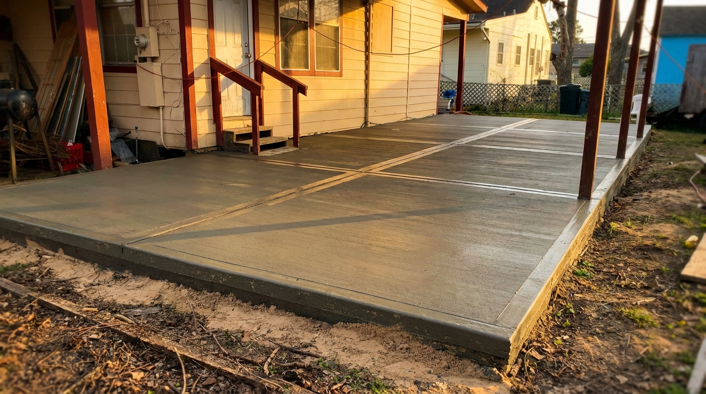 Concrete project by South Coastal Builders